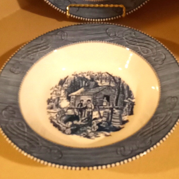 VTG- Currier & Ives by Royal Maple Sugaring- 2 Bowl Bundle - Picture 3 of 11